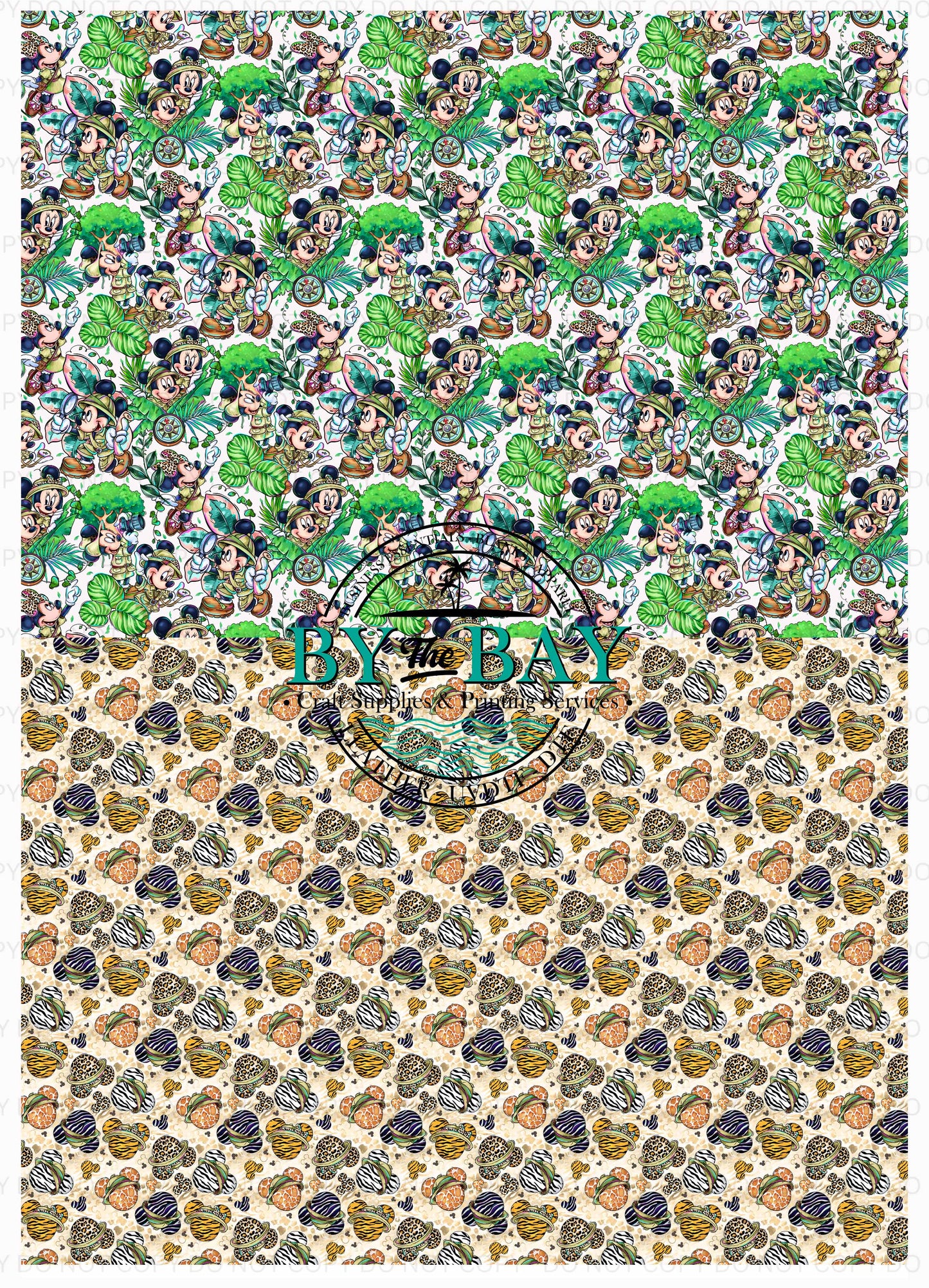 Safari Mice A4 Split Design Sheet