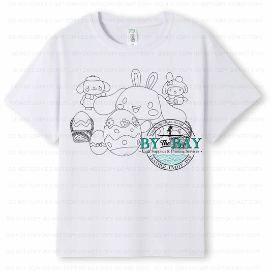 Sanrio  Colouring in Tee (pens included)