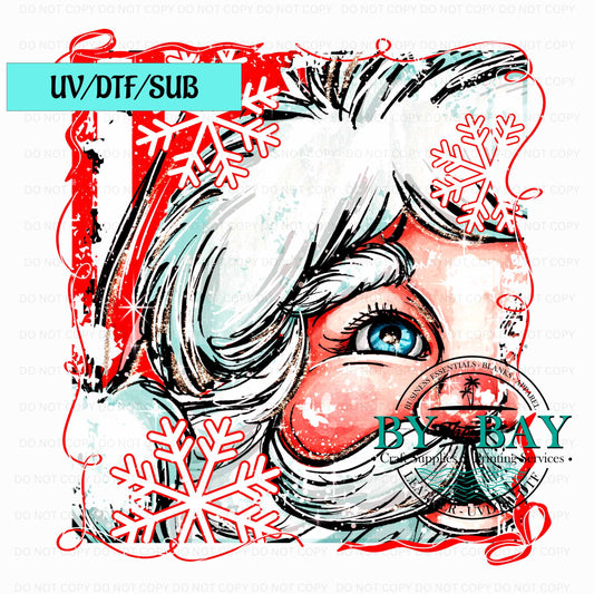 Santa UV/DTF/SUB Print