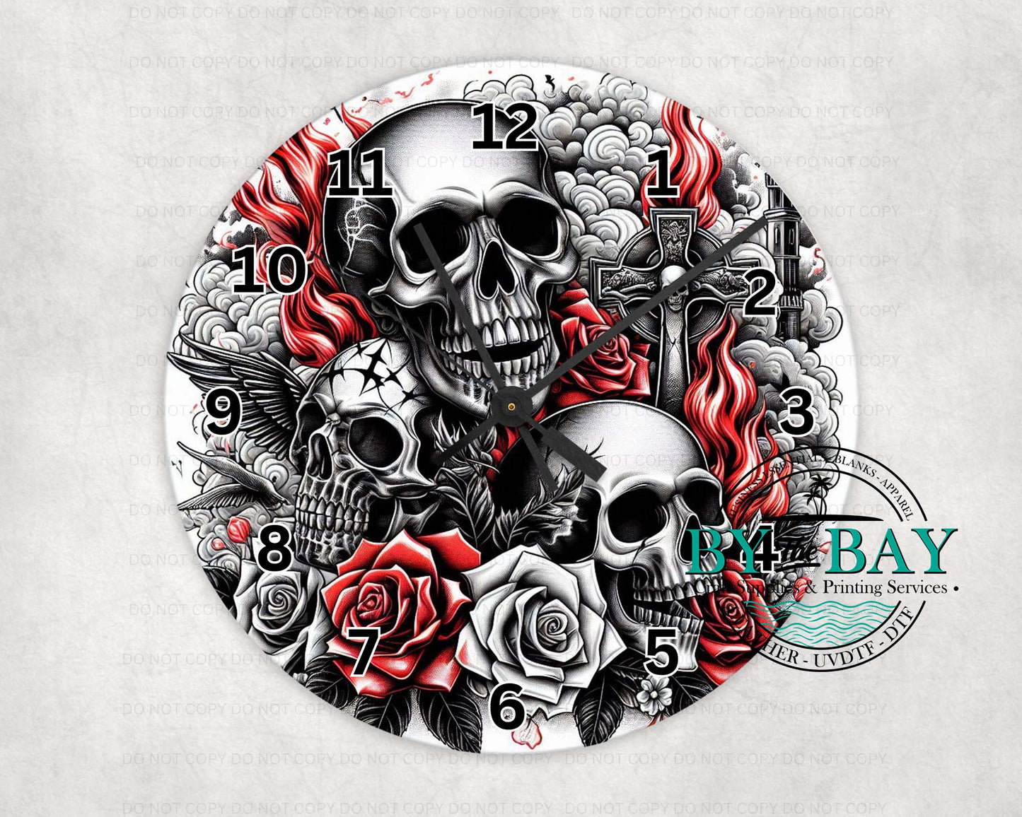 Skulls Clock