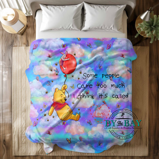 Some People (Blue)  Squish Blanket
