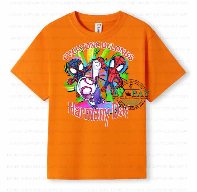 Spidey Harmony Day Kids Tee