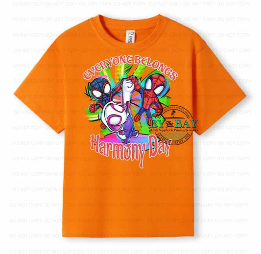 Spidey Harmony Day Kids Tee