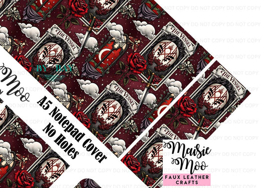 SToken Burgendy Maisie Moo A5 Journal Cover (Cut/Sew/Glue) DIY & Ready Made