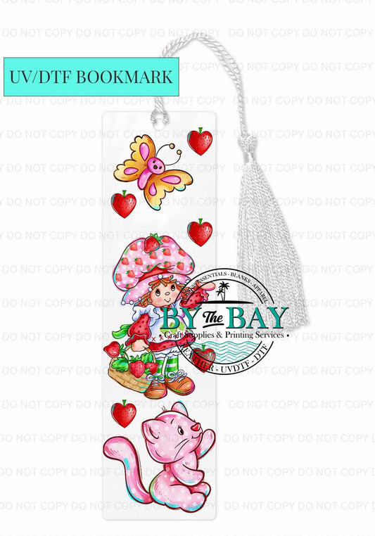 Strawberry UVDTF Bookmark