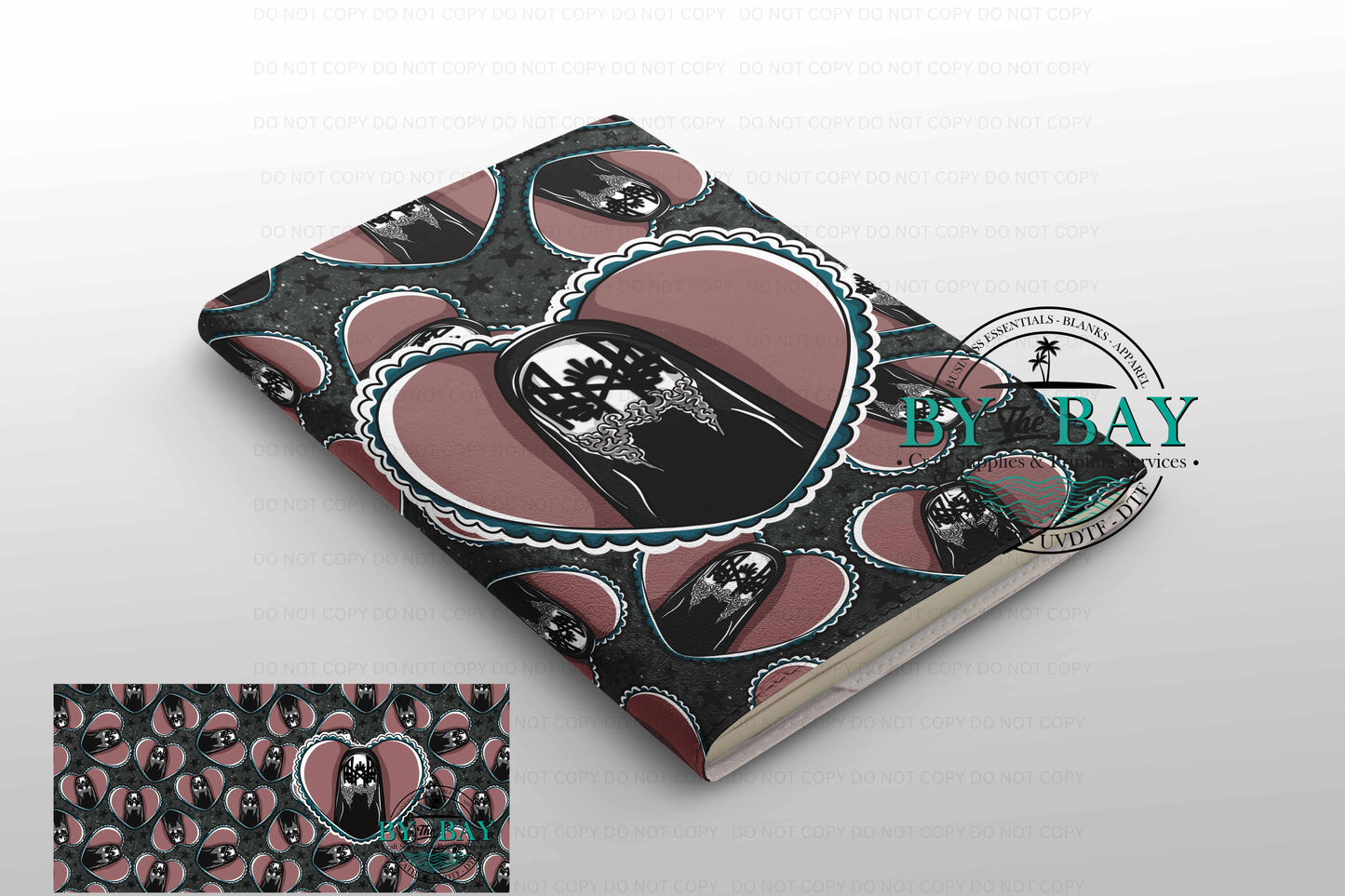 Stoken Charcoal - Ready made notepad Cover (Notepad & Pocket options available)
