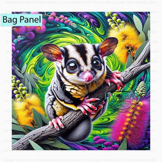Bright Sugar Glider (Various Sizes) Bag Panels