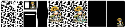 Sunflower Cow Daydream Notepad Cut Sew Panel