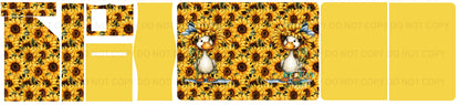 Sunflower Duck Daydream Notepad Cut Sew Panel
