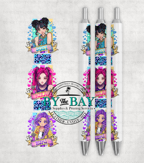 K POP UVDTF Pen Wrap