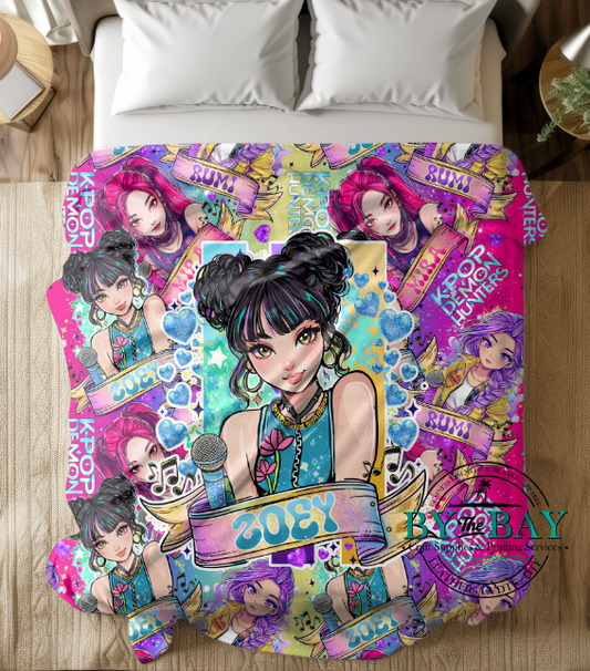 Zoey Squish Minky Blankets (Various Sizes)