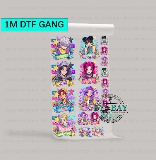 KP & SB Pre-designed 1m DTF Gang Sheet