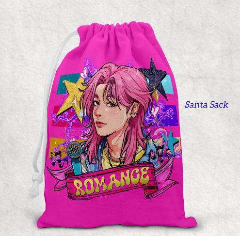Romance Pink Santa Sack