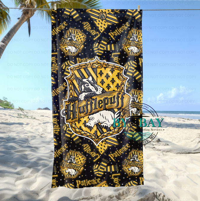 HP Yellow Beach Towel