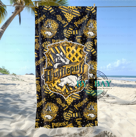 HP Yellow Beach Towel