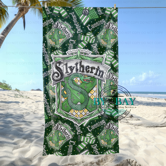 HP Green Beach Towel