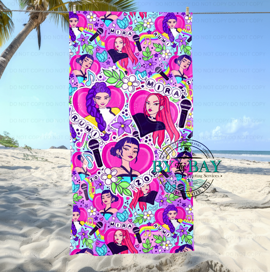 Cartoon KP Beach Towel