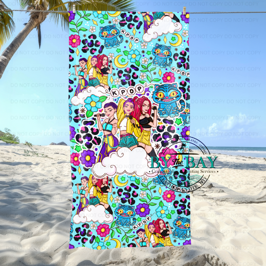 Blue KP Beach Towel
