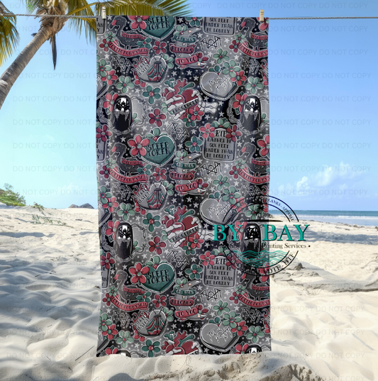 SToken Green Beach Towel
