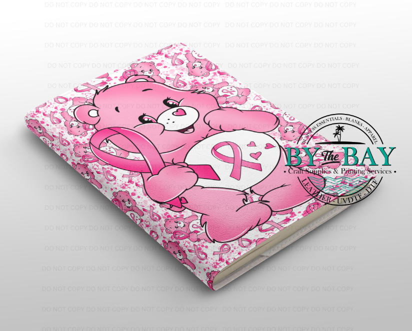 White Cancer Bear (Ready made & DIY Notepad options available)