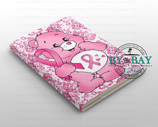 White Cancer Bear (Ready made & DIY Notepad options available)