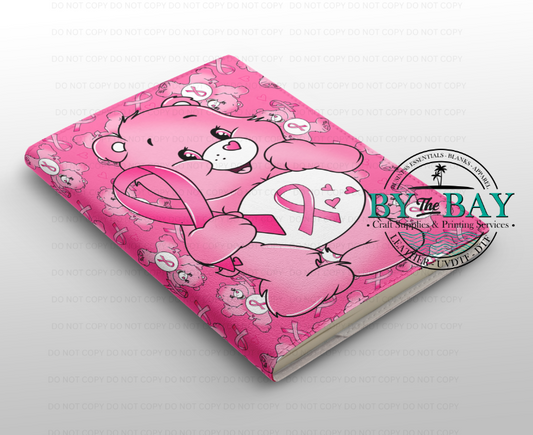 Pink Cancer Bear  (Ready made & DIY Notepad options available)