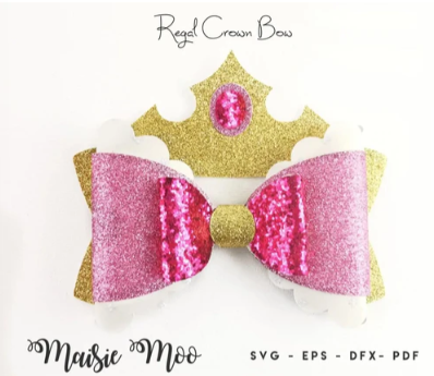 Crown Hair Bow