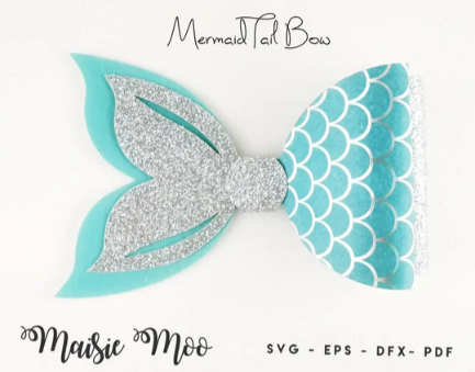 Mermaid Tail Bow