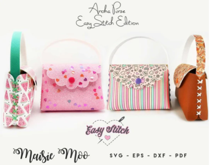 Aroha Easy Stitch purse