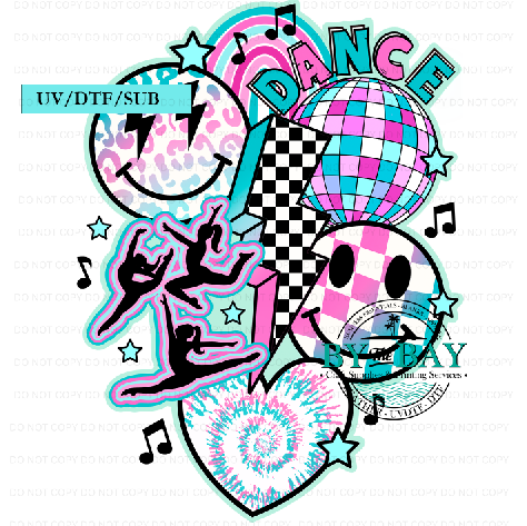 Retro Dance UV/DTF/SUB Print