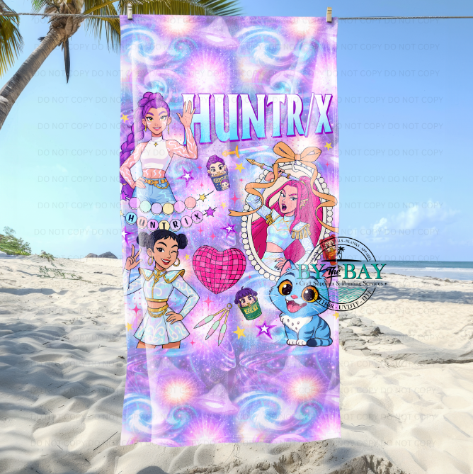 HTrax 3 Beach Towel