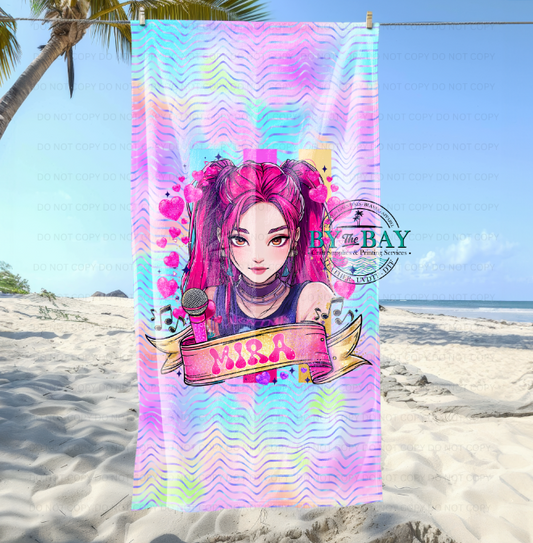 M Hunter Beach Towel