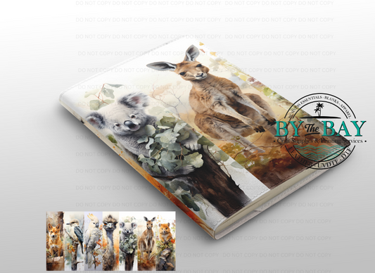 Aussie Animals A5 (Ready made & DIY Notepad options available)
