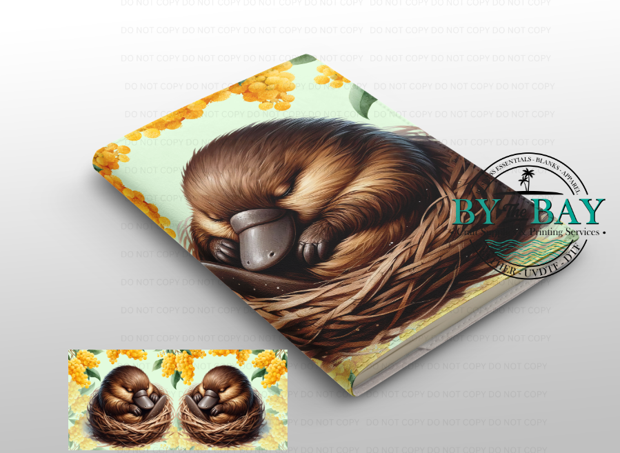 Platypus Wattle A5 (Ready made & DIY Notepad options available)