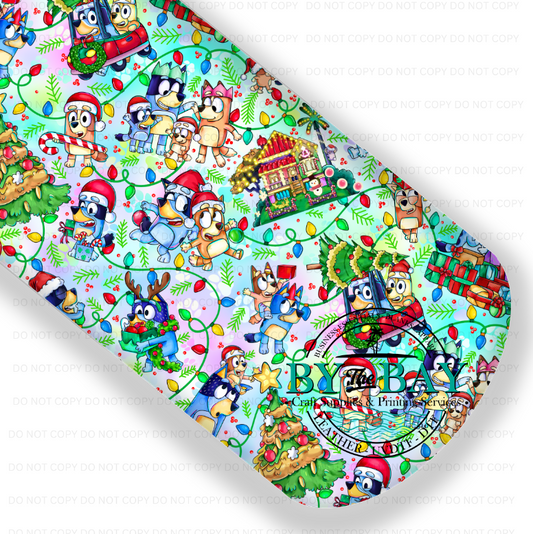 Blue Dog Christmas Main 4  (Various Colourways)