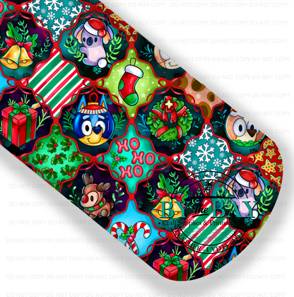 Blue Dog Christmas Coord 3  (Various Colourways)