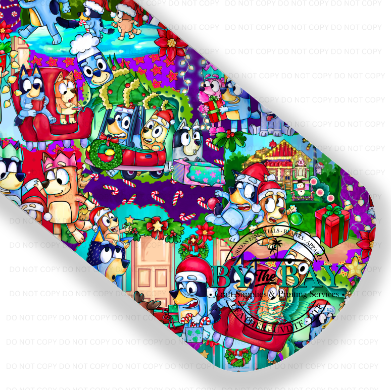 Blue Dog Christmas Main 2  (Various Colourways)