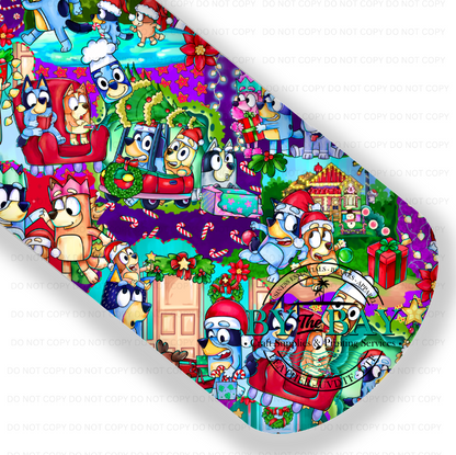 Blue Dog Christmas Main 2  (Various Colourways)