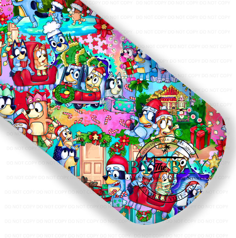 Blue Dog Christmas Main 2  (Various Colourways)