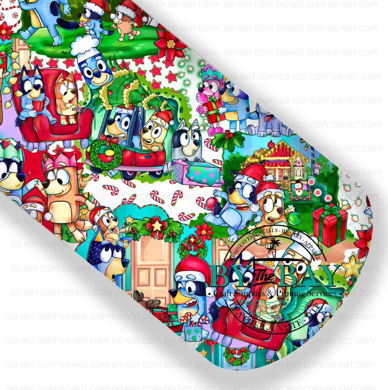 Blue Dog Christmas Main 2  (Various Colourways)