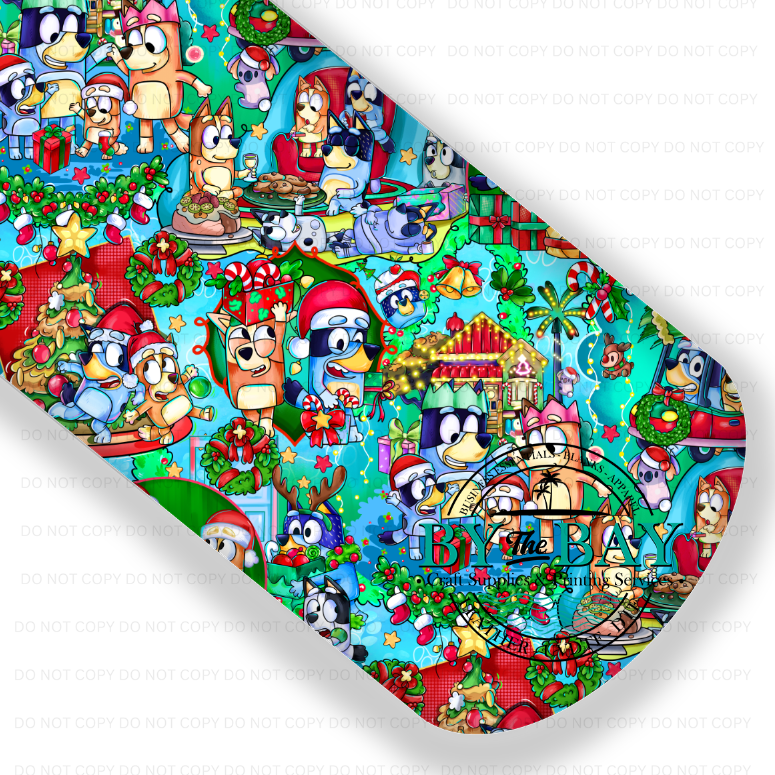 Blue Dog Christmas Main 1  (Various Colourways)