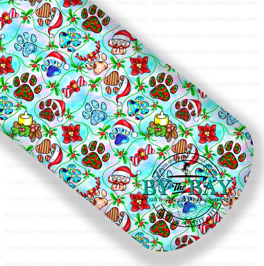 Blue Dog Christmas Coord 1  (Various Colourways)