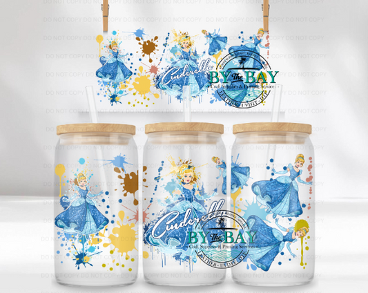 Princess C Splatter  16oz UVDTF Wrap