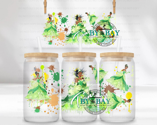 Princess T Splatter  16oz UVDTF Wrap