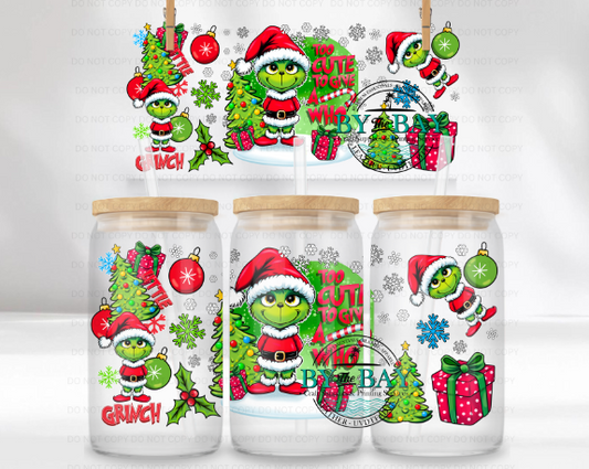 Mean Guy Too Cute 16oz UVDTF Wrap