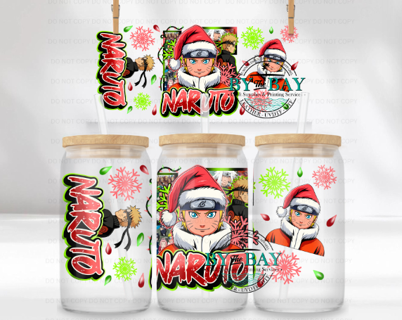 Xmas Nar R uto 16oz UVDTF Wrap