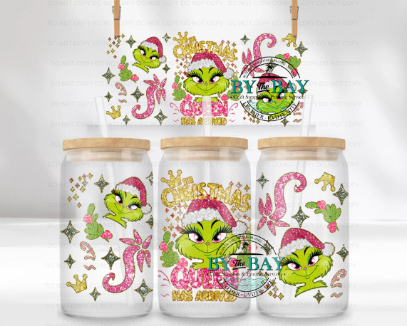 Christmas Queen 16oz UVDTF Wrap