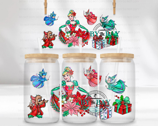 Princess C Xmas 16oz UVDTF Wrap