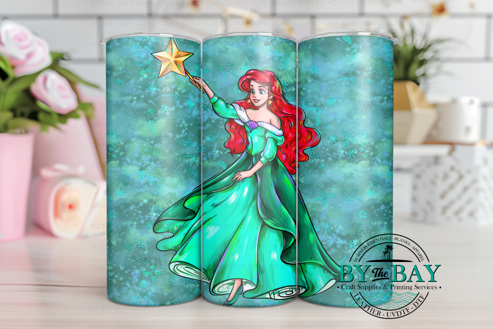 Princess Mermaid Xmas Sub Print (Various Sizes)