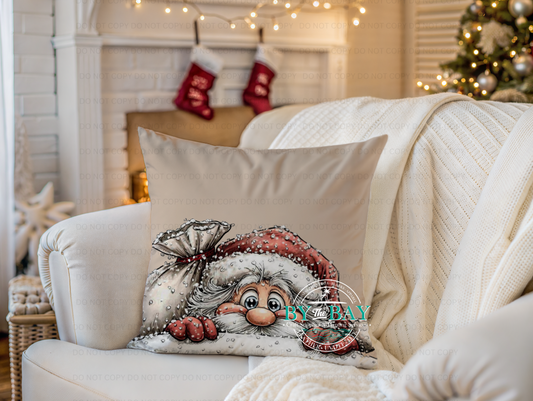 Peeking Santa 1 Sub Print (Various Sizes)